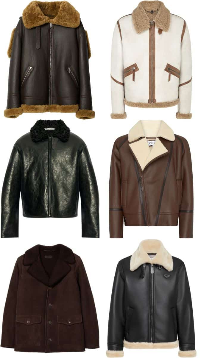 The best men's shearling jackets