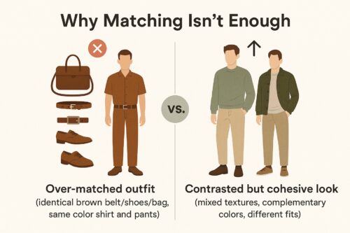 Over Matching Why Your Outfits Feel Off Even When You “Match” | FashionBeans
