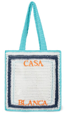 Casablanca Stripe Crochet Bag