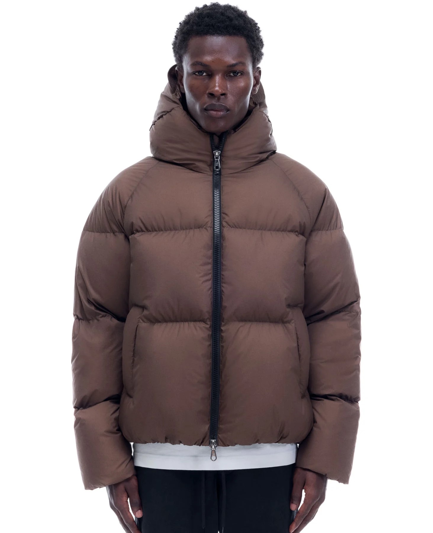 Cole Buxton Hooded Down Jacket