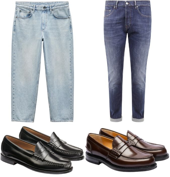 The Best Shoes To Wear With Jeans: Casual & Formal