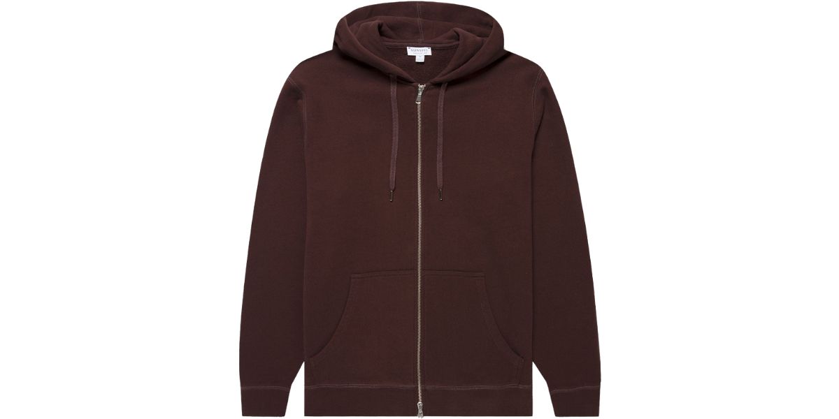 Sunspel Loopback Zip Hoodie