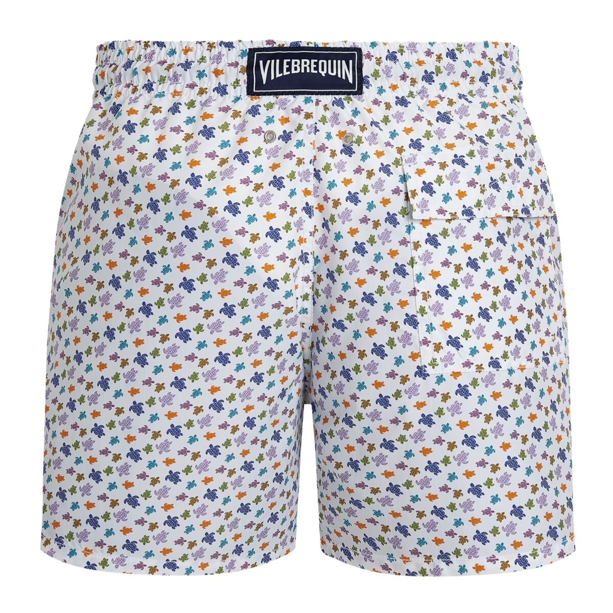Vilebrequin Men Long Swim Trunks Micro Ronde des Tortues