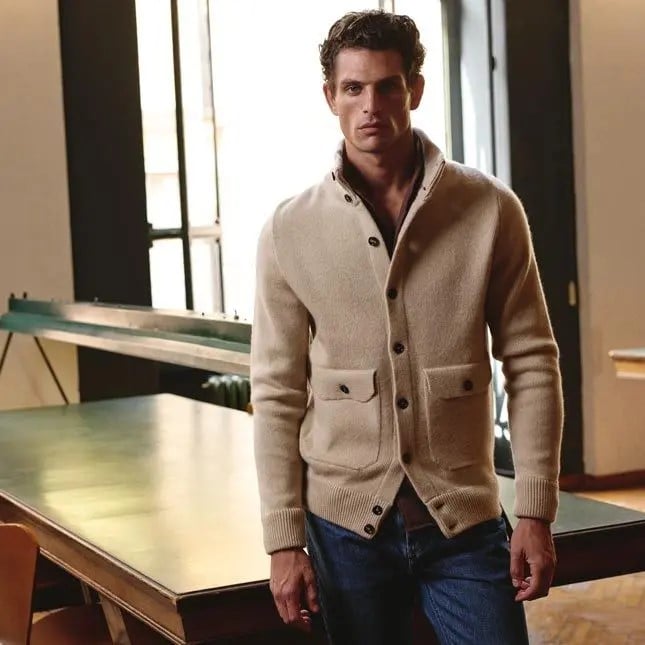 Luca Faloni Knitted Bomber