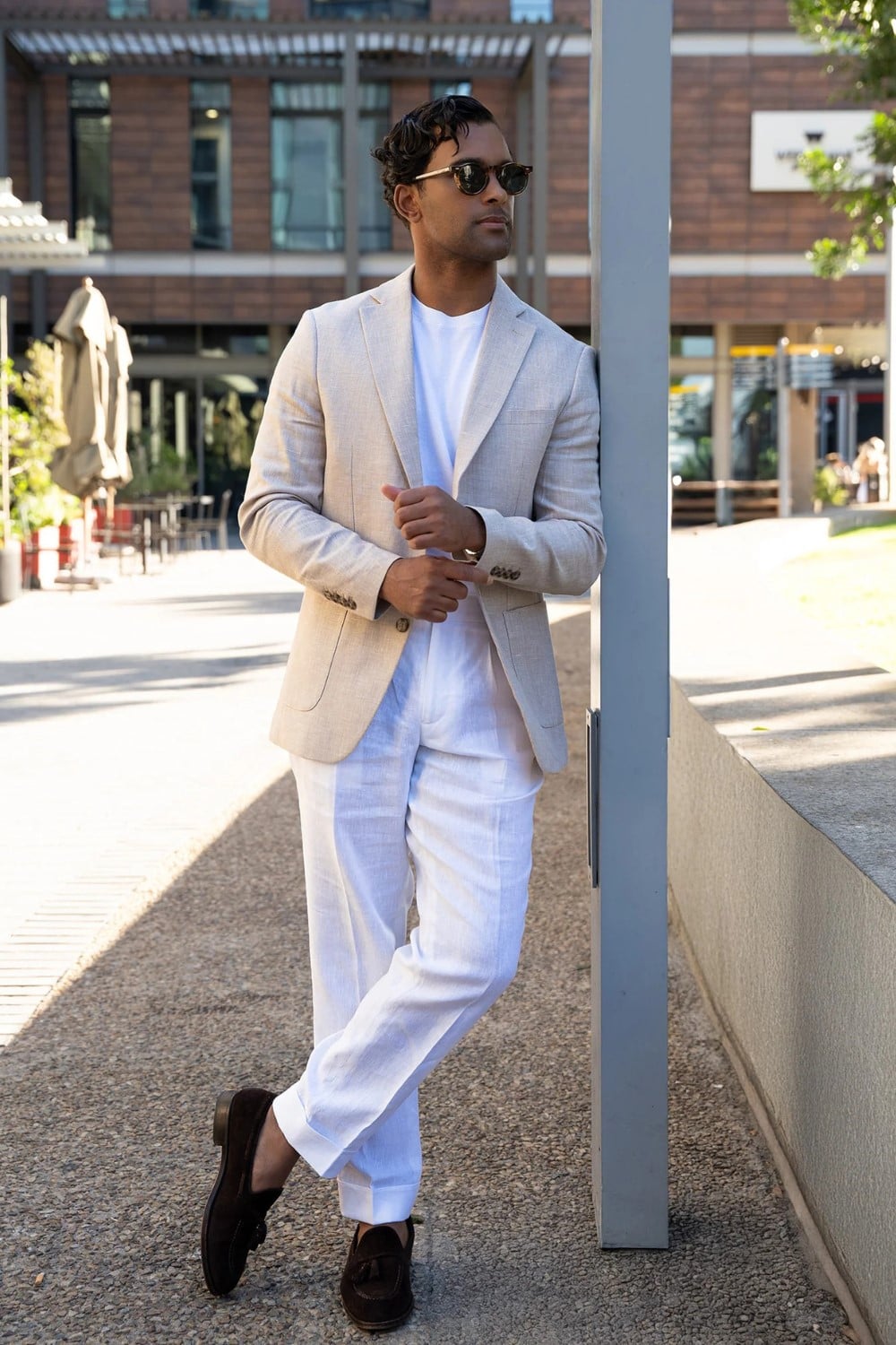 Collars & Co Lorenzo Linen Cotton Blazer