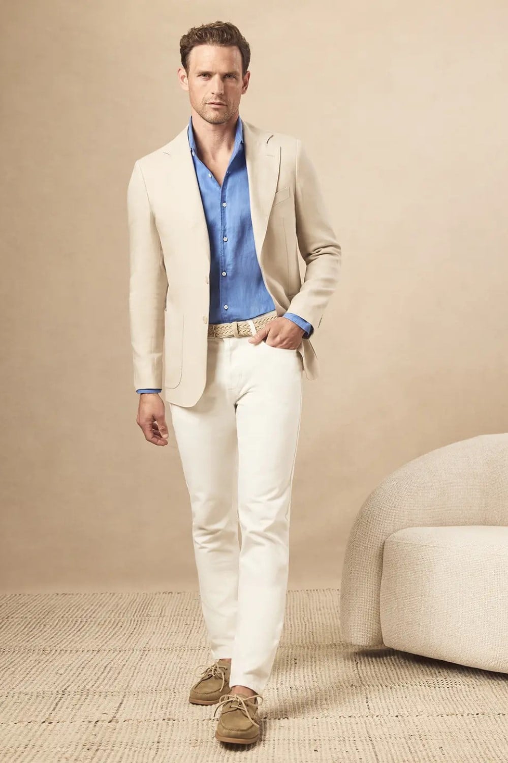 Luca Faloni Linen Blazer