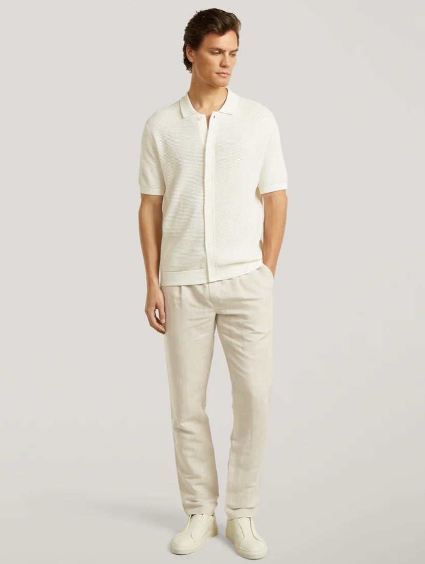 Wahts Ryan's Crochet Cotton Shirt