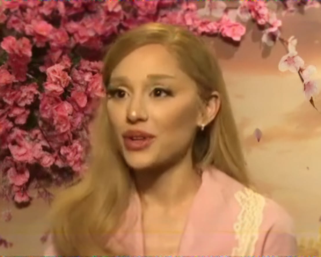 Ariana Grande promoting Wicked