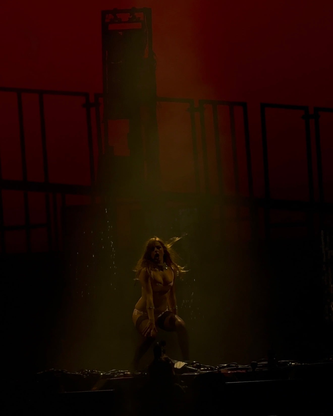 Addison Rae performing in Dublin in 2026