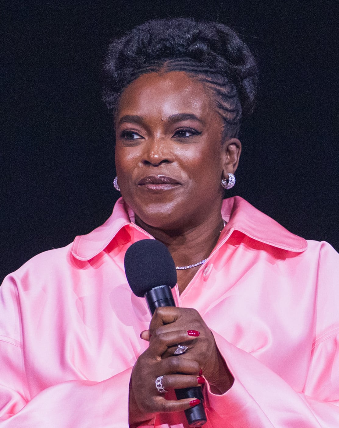 Wunmi Mosaku at a Sinners Q&A in 2025