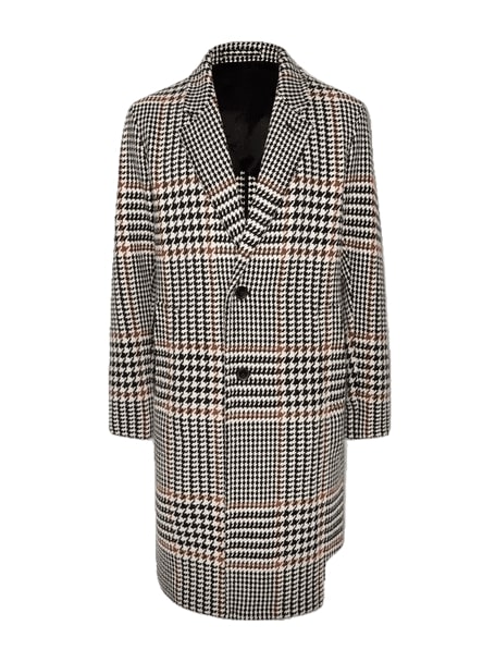 Prince of Wales Checked Winter Coat