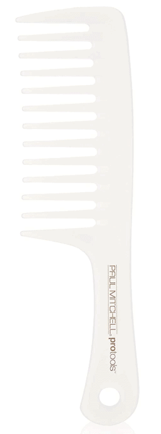 White Wide Tooth Comb